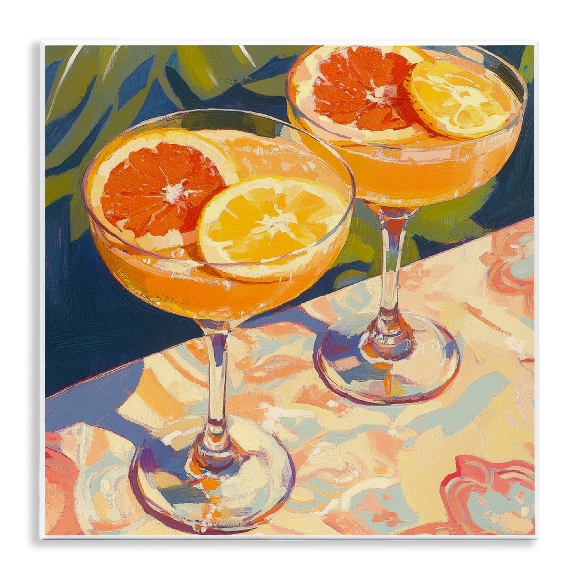 Stupell Industries Fruity Summer Cocktails Wall Plaque Art, design by Petal Prints Design