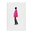 thumbnail image 1 of Stupell Industries Modern Fuchsia Pink Coat Canvas Art, 30 x 45, by Simone Elum, 1 of 7