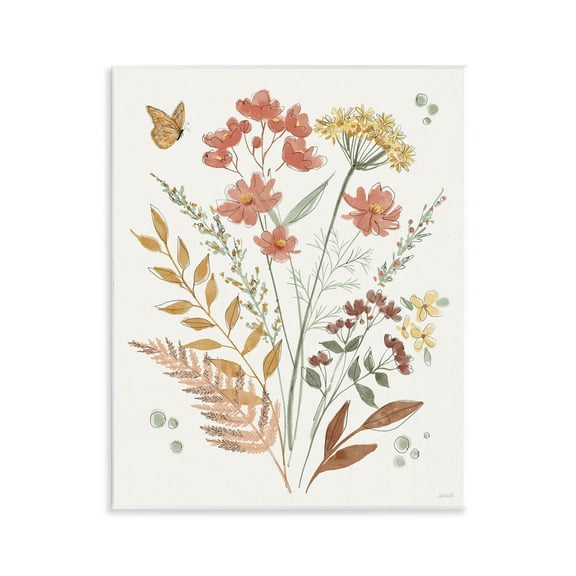 Stupell Industries Full Bloom Botanicals Plants & Flowers Painting Unframed Art Print Wall Art, 11 x 14