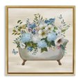 thumbnail image 1 of Stupell Industries French Country Full Hydrangea Bathtub Gold Floating Frame Canvas Art, 18 x 18, by Nan, 1 of 8