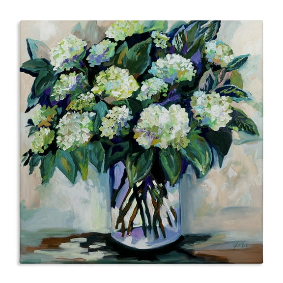 Stupell Industries Full Jaimes Bouquet Botanical & Floral Painting Gallery Wrapped Canvas Art Print Wall Art, 17 x 17