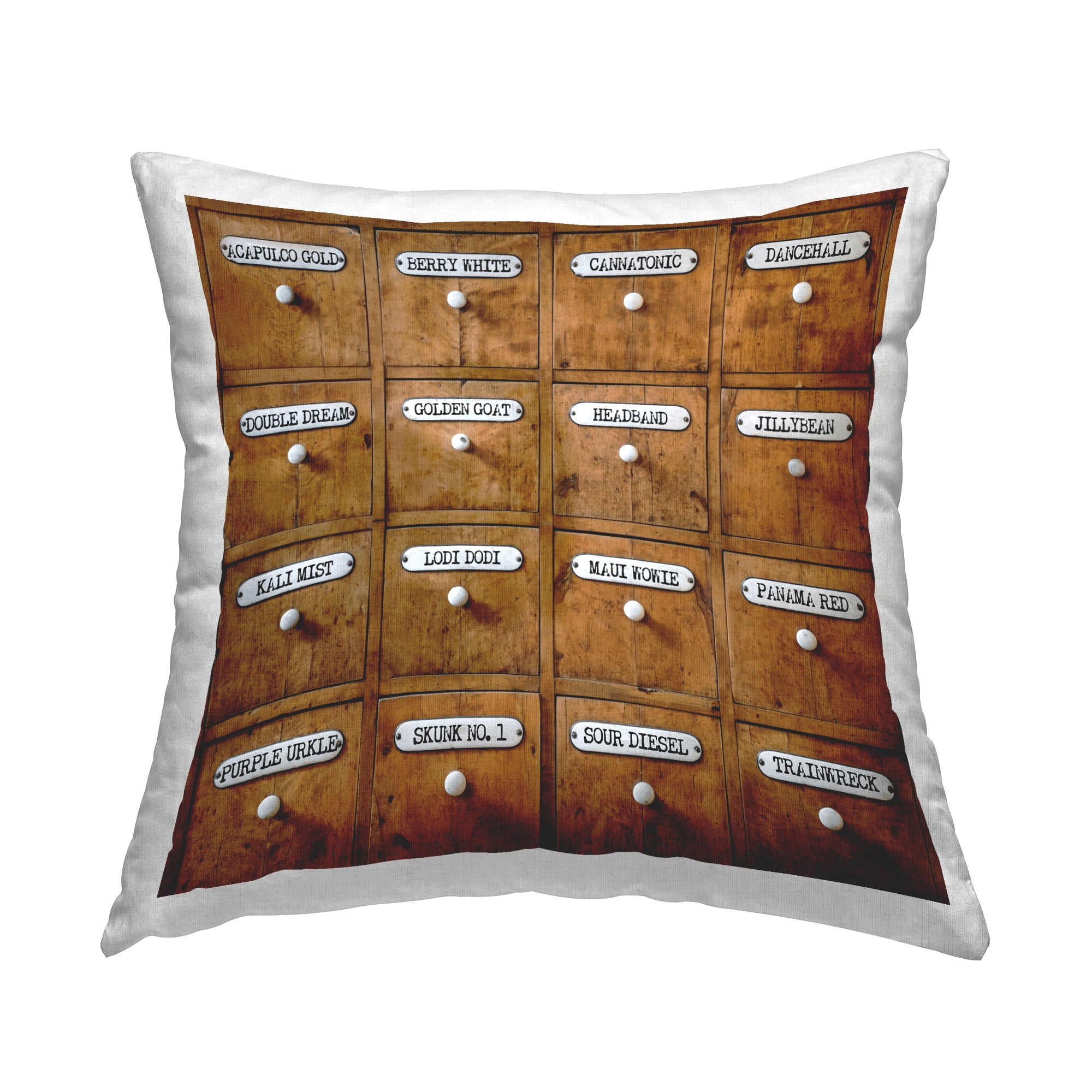 Stupell Industries Full Of Choices Cannabis Decorative Printed Throw Pillow Design by LIH.