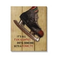 thumbnail image 1 of Stupell Industries Fun And Games Until Penalty Phrase Hockey Skate, 36 x 48, Design by Stephanie Workman Marrott, 1 of 5