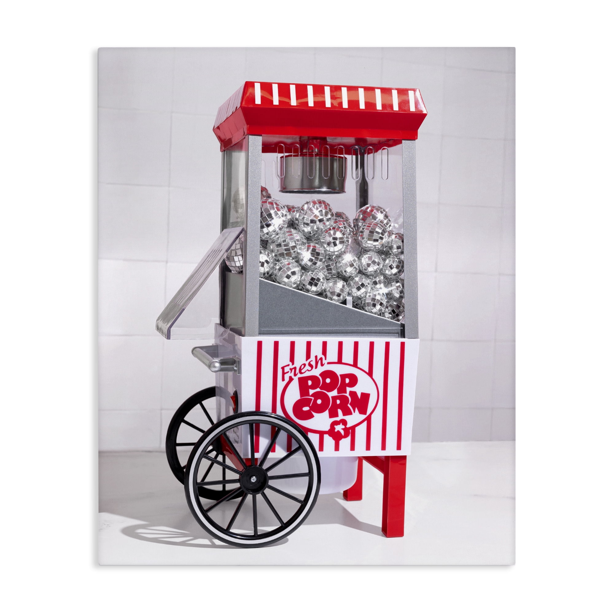 Stupell Industries Fun Disco Popcorn Machine Canvas Wall Art, design by LISH Creative