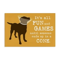 Stupell Industries Fun & Games Cone Animals Painting Wrapped Canvas Art Print Wall Art, 24 x 16