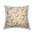 thumbnail image 1 of Stupell Industries Fun Skeleton Hats Halloween Pattern Printed Throw Pillow Design by Deb Strain, 1 of 6