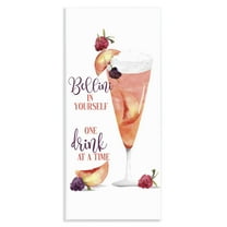 Stupell Industries Fun Summer Drink Pun Food & Beverage Painting Unframed Art Print Wall Art, 7 x 17