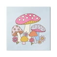 thumbnail image 1 of Stupell Industries Fun Whimsical Mushrooms Botanical & Floral Painting Gallery Wrapped Canvas Art Print Wall Art, 17 x 17, 1 of 8