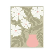 Stupell Industries Funky Pastel Florals Plants & Flowers Painting Unframed Art Print Wall Art, 11 x 14