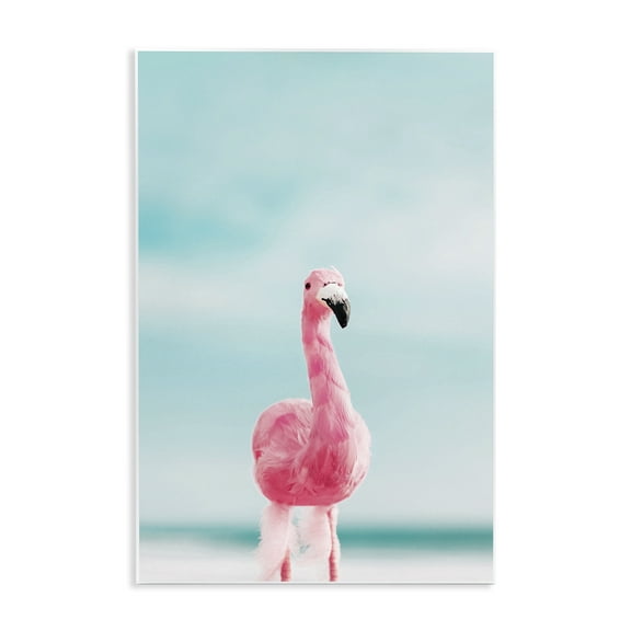 Stupell Industries Funky Summer Flamingo Nautical & Beach Photography Unframed Art Print Wall Art, 10 x 15