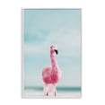 thumbnail image 1 of Stupell Industries Funky Summer Flamingo Nautical & Beach Photography White Framed Art Print Wall Art, 20 x 30, 1 of 2