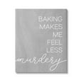 thumbnail image 1 of Stupell Industries Funny Baking Kitchen Phrase Graphic Art Gallery Wrapped Canvas Print Wall Art, Design by Lil' Rue, 1 of 7
