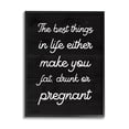thumbnail image 1 of Stupell Industries Funny Best Things In Life Inspirational Painting Black Framed Art Print Wall Art, 11 x 14, 1 of 9