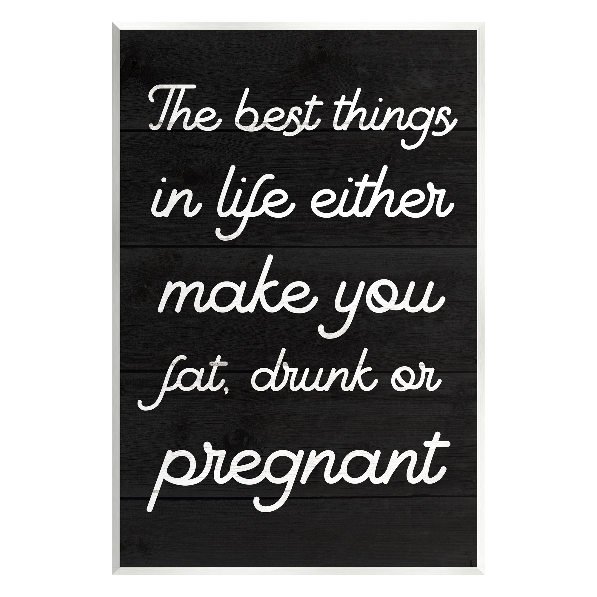 Stupell Industries Funny Best Things In Life Inspirational Painting Unframed Art Print Wall Art, 10 x 15