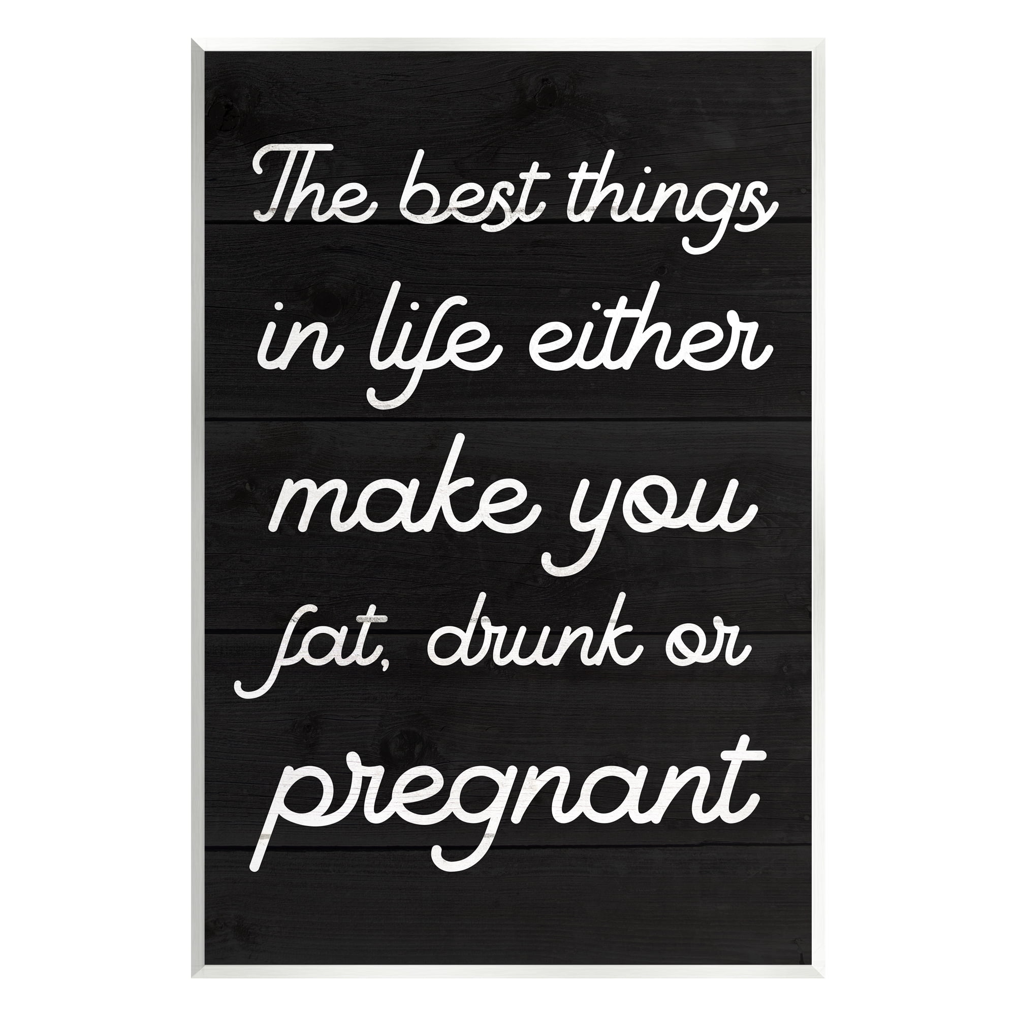 Stupell Industries Funny Best Things In Life Inspirational Painting Unframed Art Print Wall Art, 13 x 19