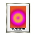 thumbnail image 1 of Stupell Industries Funny Capricorn Astrology Abstract Painting Gray Floater Framed Canvas Art Print Wall Art, 17 x 21, 1 of 10