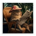 thumbnail image 1 of Stupell Industries Funny Cat & Newspaper Animals Painting Unframed Art Print Wall Art, 12 x 12, 1 of 8