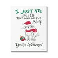 thumbnail image 1 of Stupell Industries Funny Christmas Dog Phrase Holiday Painting Gallery Wrapped Canvas Print Wall Art, 16 x 20, 1 of 8