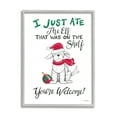 thumbnail image 1 of Stupell Industries Funny Christmas Dog Phrase Holiday Painting Gray Framed Art Print Wall Art, 11 x 14, 1 of 9