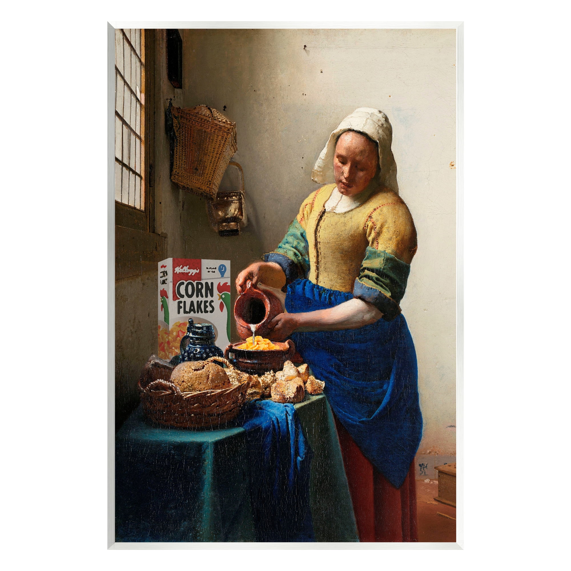 Stupell Industries Funny Classic Painting Food & Beverage Painting Unframed Art Print Wall Art, 10 x 15