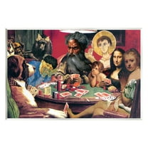 Stupell Industries Funny Classics Collage Novelty Painting Unframed Art Print Wall Art, 15 x 10