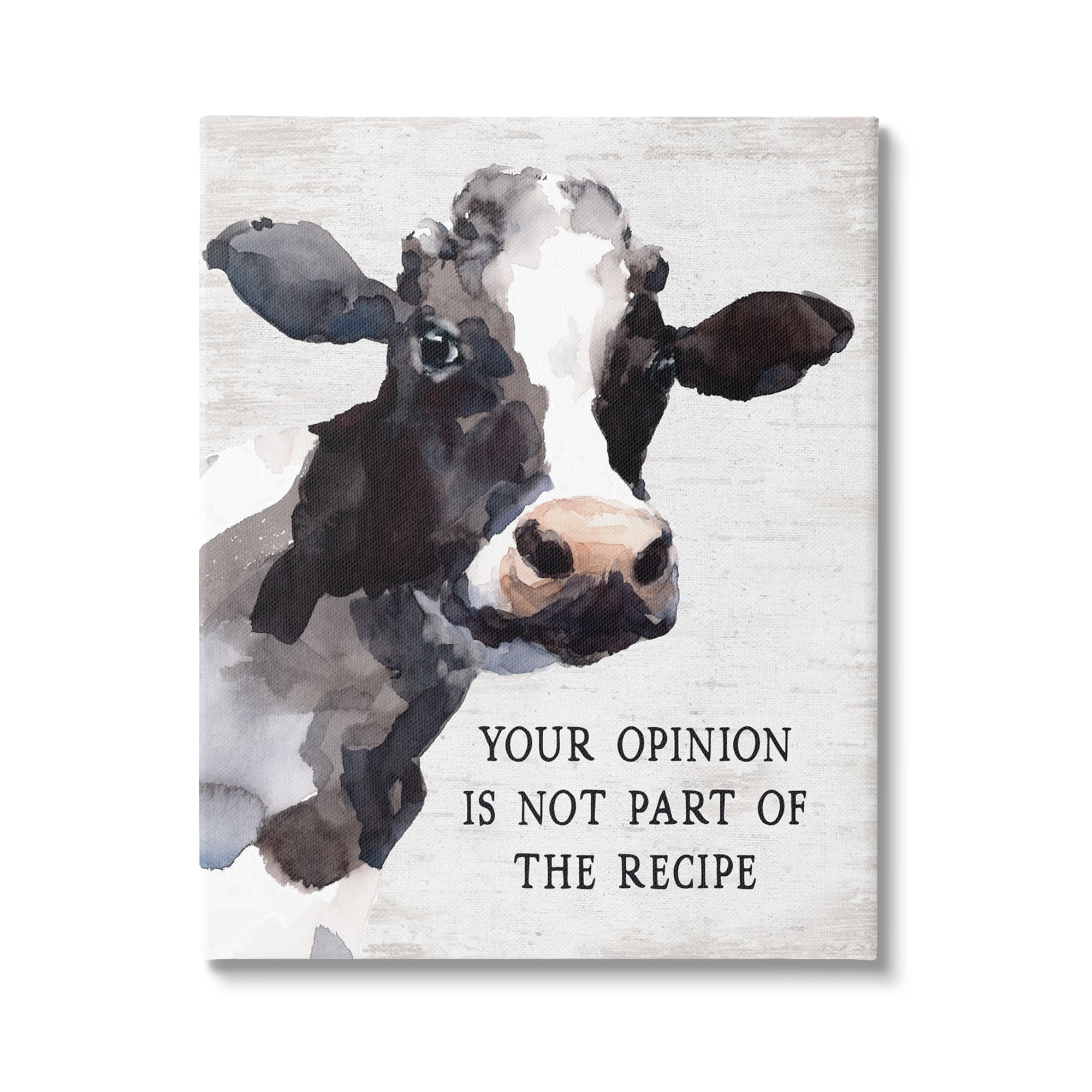 Stupell Industries Funny Country Kitchen Phrase Animals & Insects Painting Gallery Wrapped Canvas Print Wall Art, 36 x 48