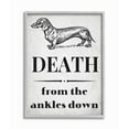 thumbnail image 1 of Stupell Industries Funny Dachshund Dog Ankle Quote Family Pet Framed Wall Art Design by Daphne Polselli, 1 of 8