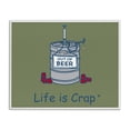 thumbnail image 1 of Stupell Industries Funny Empty Beer Keg Novelty & Humor Painting White Framed Art Print Wall Art, 30 x 24, 1 of 2