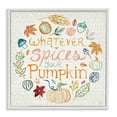 thumbnail image 1 of Stupell Industries Funny Fall Spice Pumpkin Holiday Painting White Framed Art Prints Wall Art, 12 x 12, 1 of 10