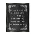 thumbnail image 1 of Stupell Industries Funny Haunted House Phrase Holiday Painting Black Floater Framed Art Print Wall Art, 17 x 21, 1 of 9