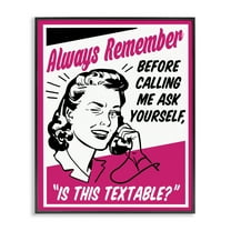 Stupell Industries Funny Is This Textable Novelty Painting Black Framed Art Print Wall Art, 11 x 14