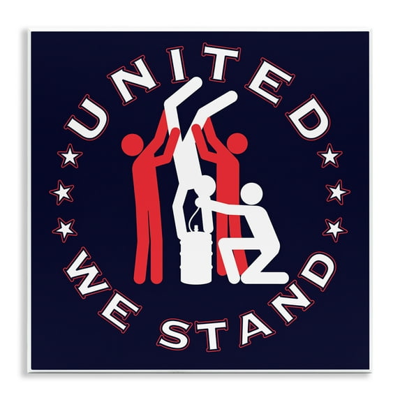 Stupell Industries Funny Keg Stand Novelty & Humor Painting Unframed Art Print Wall Art, 12 x 12