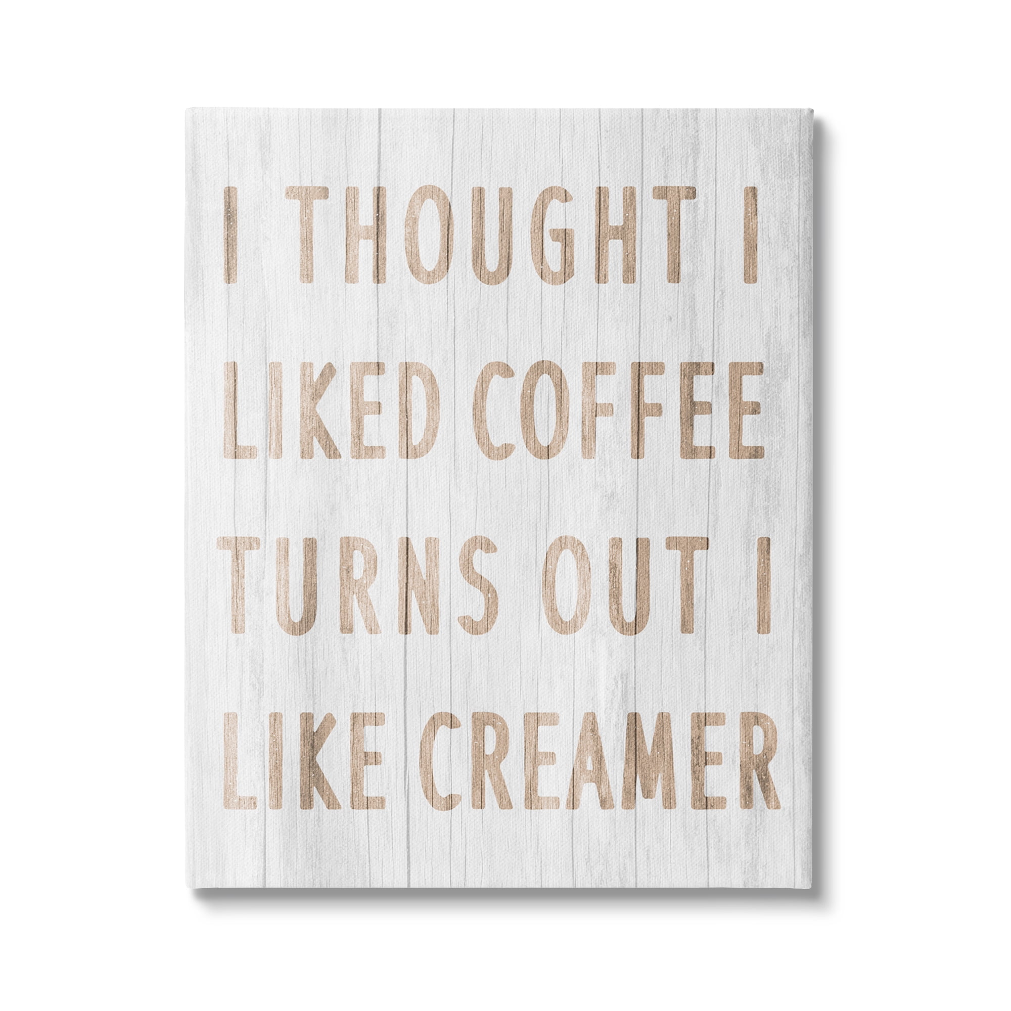 Stupell Industries Funny Kitchen Coffee Phrase Food & Beverage Painting Gallery Wrapped Canvas Print Wall Art, 36 x 48