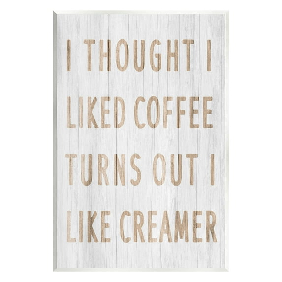Stupell Industries Funny Kitchen Coffee Phrase Food & Beverage Painting Unframed Art Print Wall Art, 13 x 19