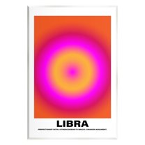 Stupell Industries Funny Libra Astrology Abstract Painting Unframed Art Print Wall Art, 10 x 15