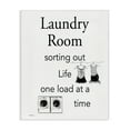 thumbnail image 1 of Stupell Industries Funny Minimal Laundry Phrase Bath & Laundry Painting Wrapped Canvas Art Print Wall Art, 36 x 48, 1 of 8