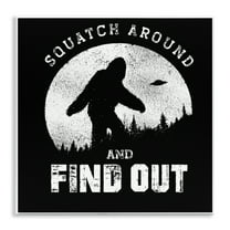 Stupell Industries Funny Mythical Monster Saying Novelty & Humor Painting Unframed Art Print Wall Art, 12 x 12