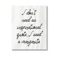 thumbnail image 1 of Stupell Industries Funny Need Margarita Food & Beverage Painting Gallery Wrapped Canvas Art Print Wall Art, 24 x 30, 1 of 8