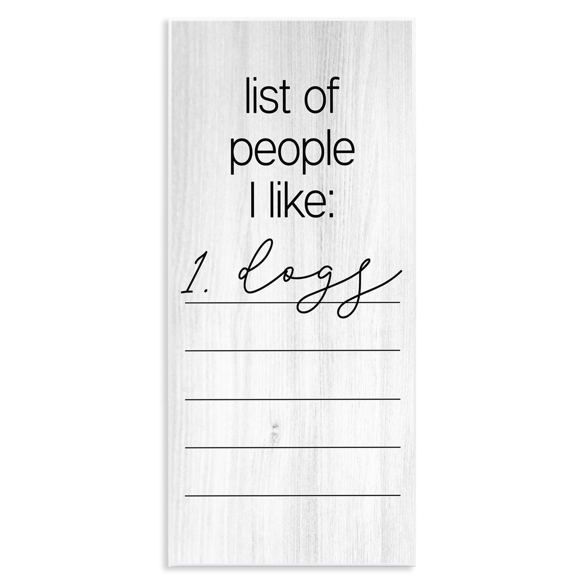 Stupell Industries Funny People I Like Typography Painting Unframed Art Print Wall Art, 7 x 17
