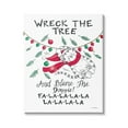 thumbnail image 1 of Stupell Industries Funny Pet Christmas Song Holiday Painting Gallery Wrapped Canvas Print Wall Art, 16 x 20, 1 of 8