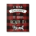 thumbnail image 1 of Stupell Industries Funny Plaid Christmas Holiday Painting Gallery Wrapped Canvas Print Wall Art, 30 x 40, 1 of 8
