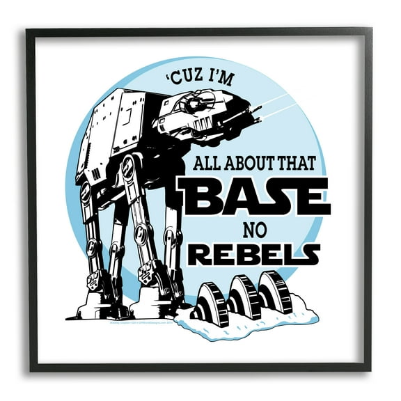 Stupell Industries Funny Robot Sci-Fi Phrase Fairy Tales & Fantasy Painting Black Framed Art Print Wall Art, 12 x 12