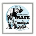 thumbnail image 1 of Stupell Industries Funny Robot Sci-Fi Phrase Fairy Tales & Fantasy Painting Gray Framed Art Print Wall Art, 24 x 24, 1 of 9