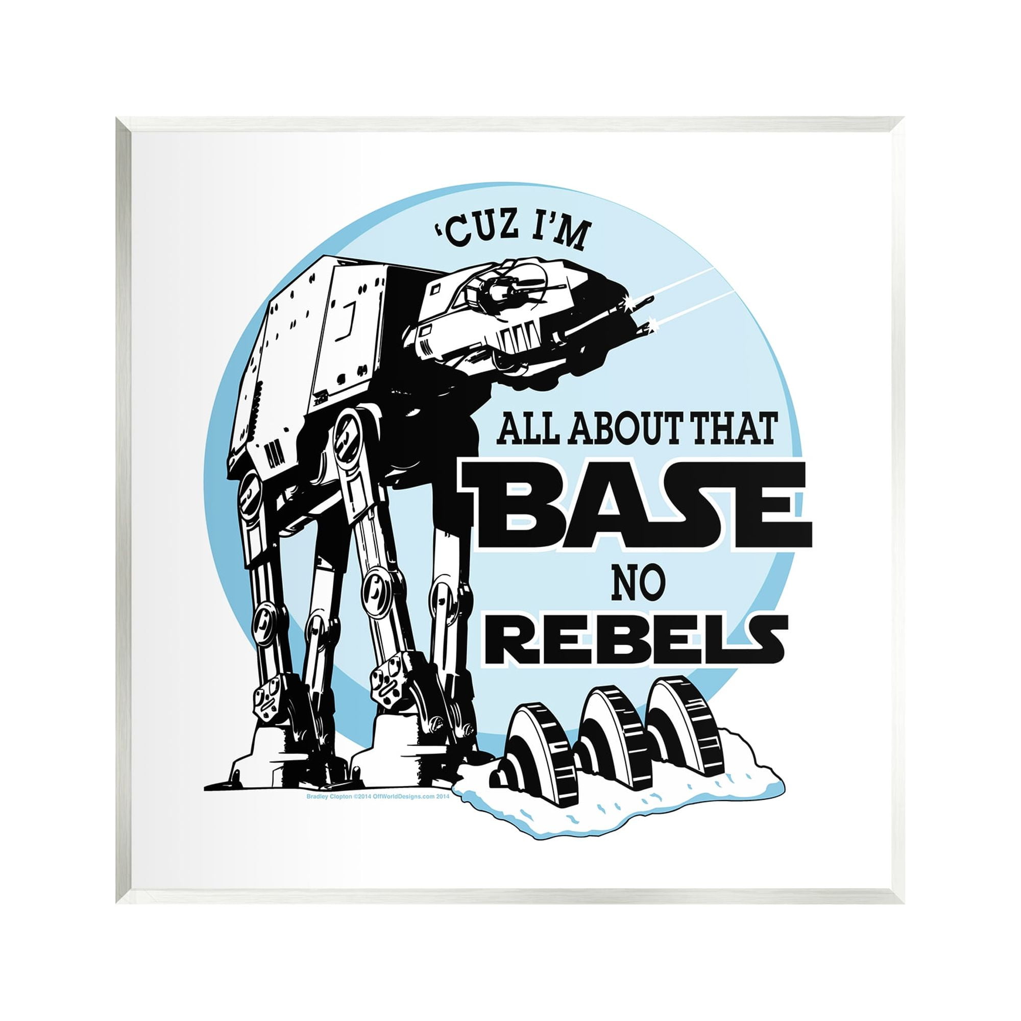 Stupell Industries Funny Robot Sci-Fi Phrase Fairy Tales & Fantasy Painting Unframed Art Print Wall Art, 12 x 12