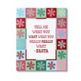 thumbnail image 1 of Stupell Industries Funny Santa What You Want Holiday Painting Gallery Wrapped Canvas Art Print Wall Art, 16 x 20, 1 of 8