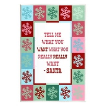 Stupell Industries Funny Santa What You Want Holiday Painting Unframed Art Print Wall Art, 10 x 15