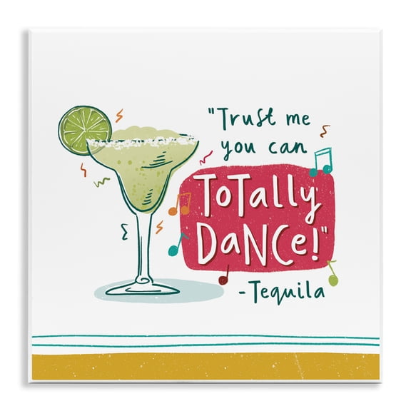 Stupell Industries Funny Tequila Phrase Food & Beverage Painting Unframed Art Print Wall Art, 12 x 12