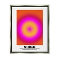 thumbnail image 1 of Stupell Industries Funny Virgo Astrology Abstract Painting Gray Floater Framed Canvas Art Print Wall Art, 25 x 31, 1 of 10