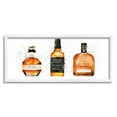 thumbnail image 1 of Stupell Industries Funny Whiskey Bottles Food & Beverage Painting White Framed Art Print Wall Art, 24 x 10, 1 of 8