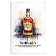 thumbnail image 1 of Stupell Industries Funny Whiskey Phrase Food & Beverage Painting Unframed Art Print Wall Art, 10 x 15, 1 of 7